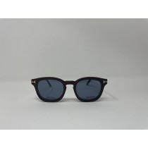Tom Ford TF 5532-B men's eyeglasses with magnetic sunglasses